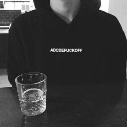 "Abcdefuckoff" Hoodie by White Market