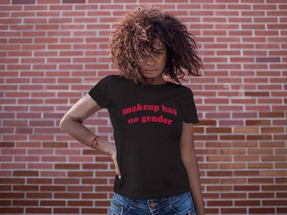 Makeup Has No Gender Tee by White Market