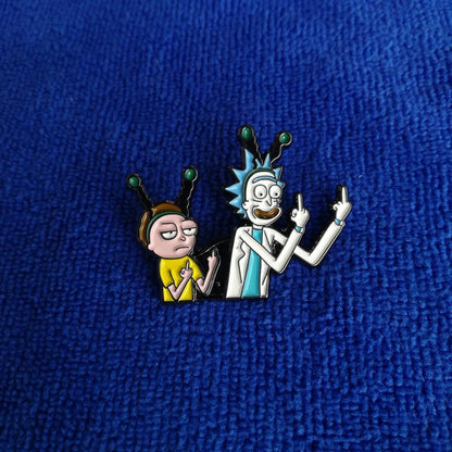 Rick and Morty Enamel Pins by White Market