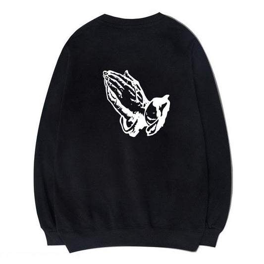 Praying Hands Hoodie by White Market