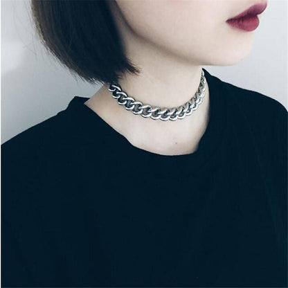 Chunky Cuban Link Choker by White Market