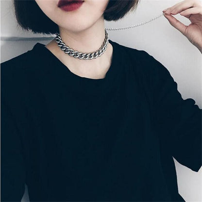 Chunky Cuban Link Choker by White Market