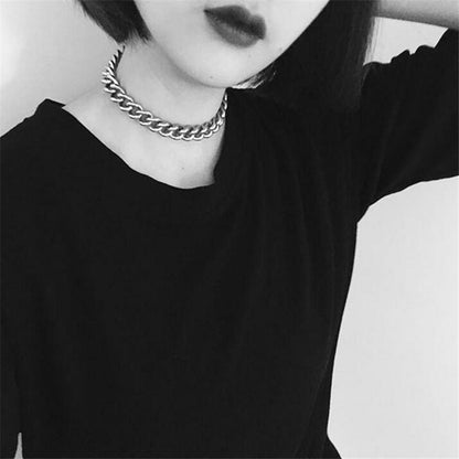 Chunky Cuban Link Choker by White Market