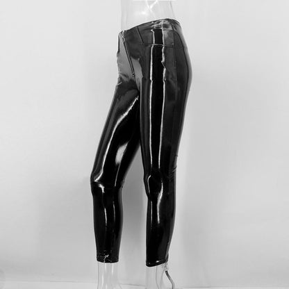 PU Leather Skinnies by White Market