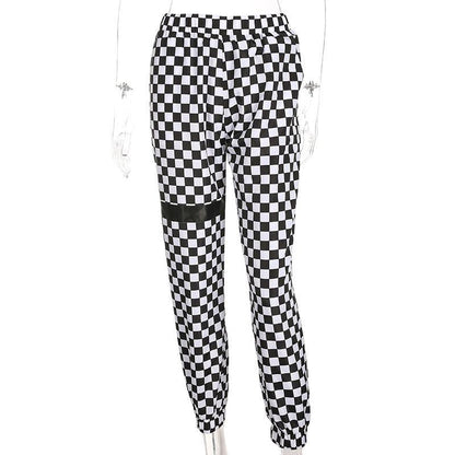 Checkered Racer Trouser by White Market