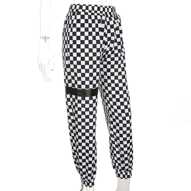 Checkered Racer Trouser by White Market