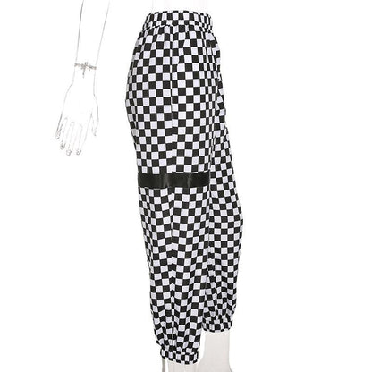 Checkered Racer Trouser by White Market