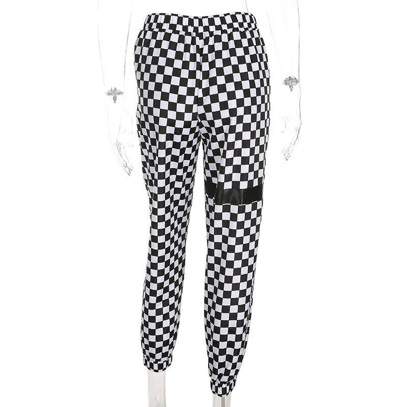 Checkered Racer Trouser by White Market