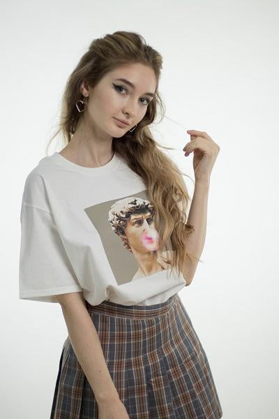 "Bubble Gum" Tee by White Market