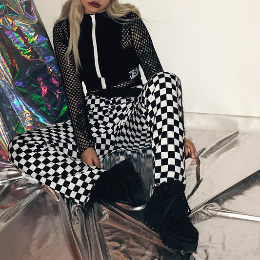 Checkered Trousers by White Market