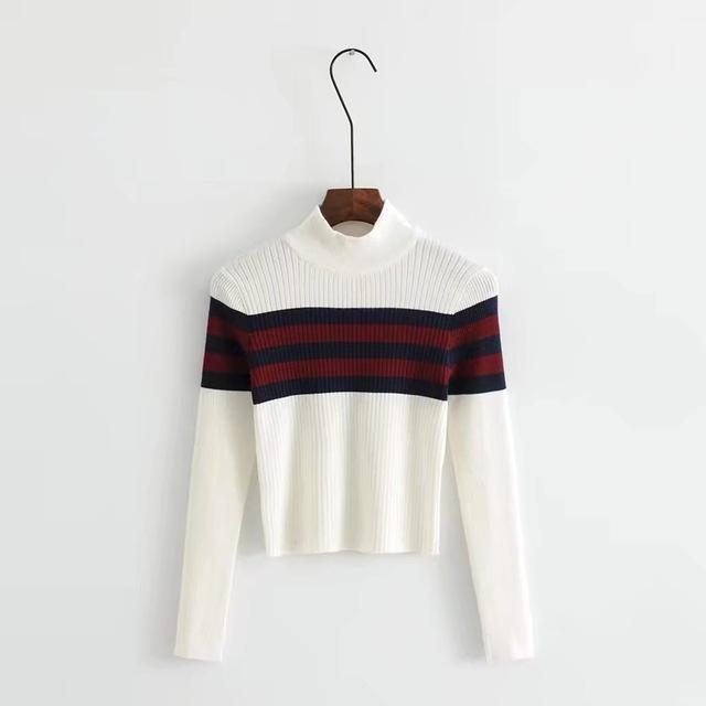 Rainbow Knitted Turtleneck by White Market