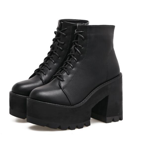 Classic Platform Boots by White Market