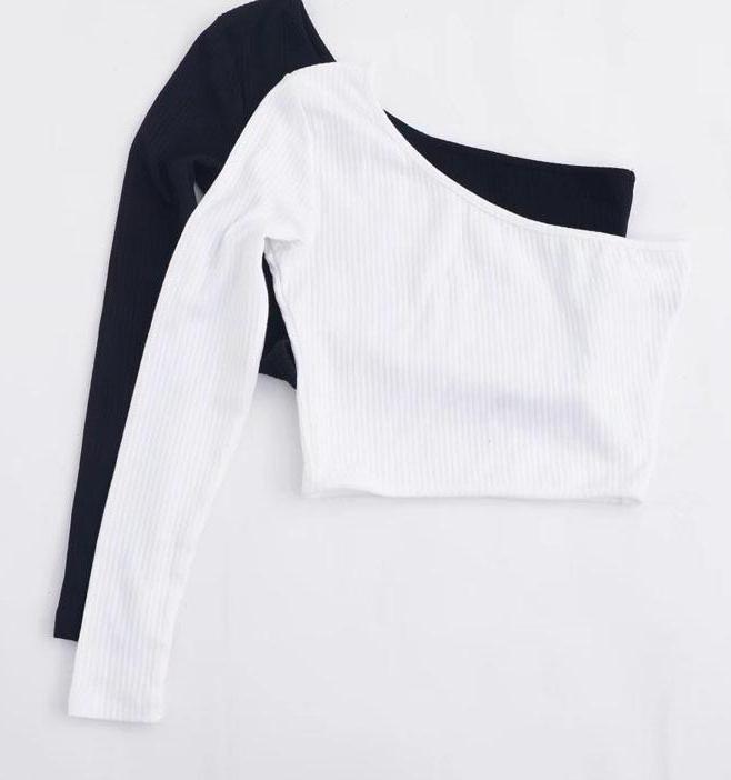 One Shoulder Top by White Market