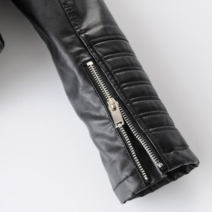 Classic Leather Motorcycle Jacket by White Market