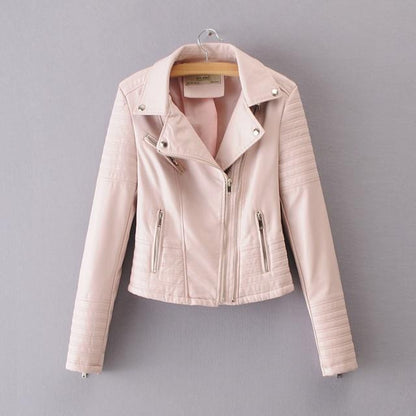 Classic Leather Motorcycle Jacket by White Market