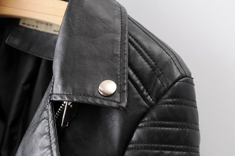 Classic Leather Motorcycle Jacket by White Market