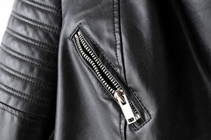 Classic Leather Motorcycle Jacket by White Market