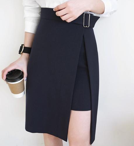 Two Layer High Waisted Skirt by White Market