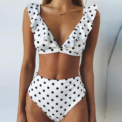 Polka Dot Bikini by White Market