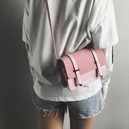 Vegan Leather Shoulder Bag by White Market