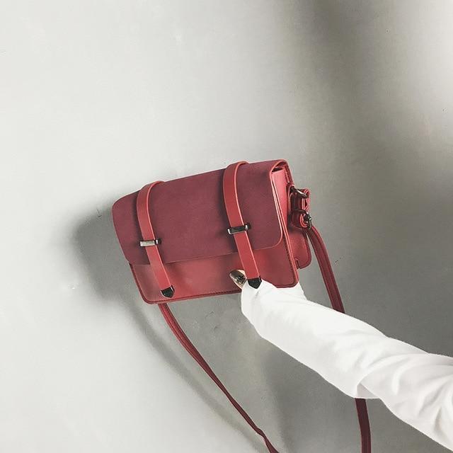 Vegan Leather Shoulder Bag by White Market