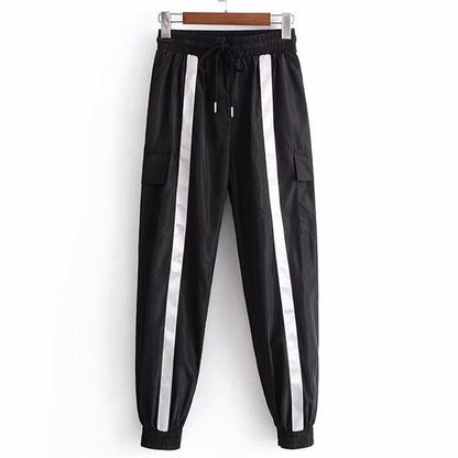 High Waisted Single Stripe Trouser by White Market