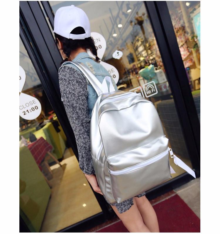 Silver & Pink Holographic Backpack by White Market