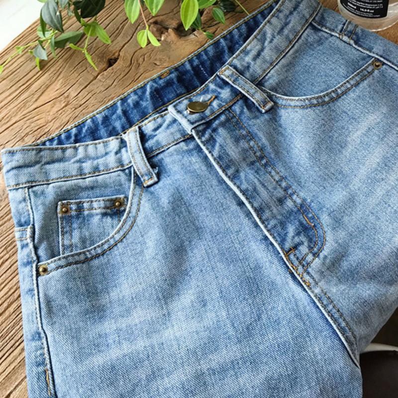 Two Tone High Waisted Jeans by White Market