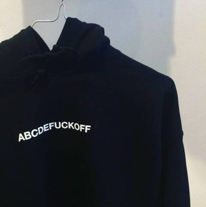 "Abcdefuckoff" Hoodie by White Market