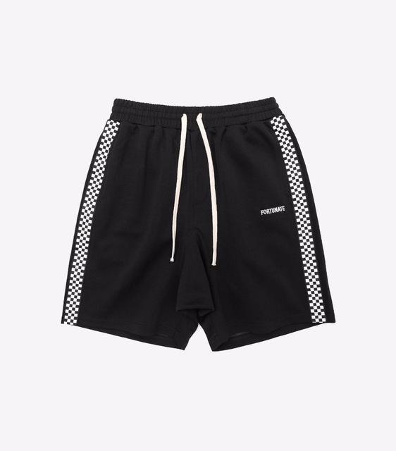 Checkered Striped Shorts by White Market