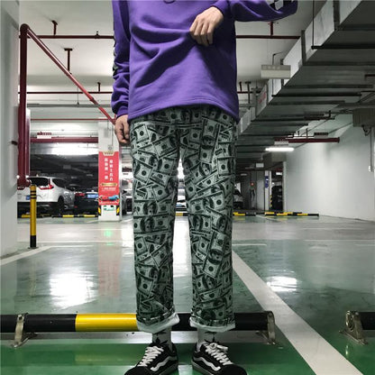 Dollar Bill Trousers by White Market