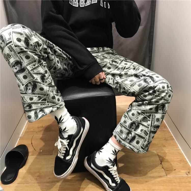 Dollar Bill Trousers by White Market