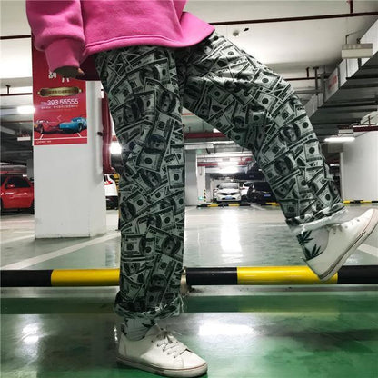 Dollar Bill Trousers by White Market