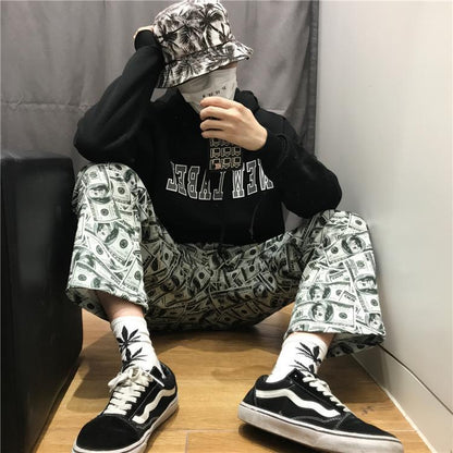 Dollar Bill Trousers by White Market