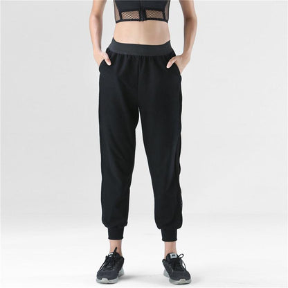 Side Meshed Sport Trousers by White Market