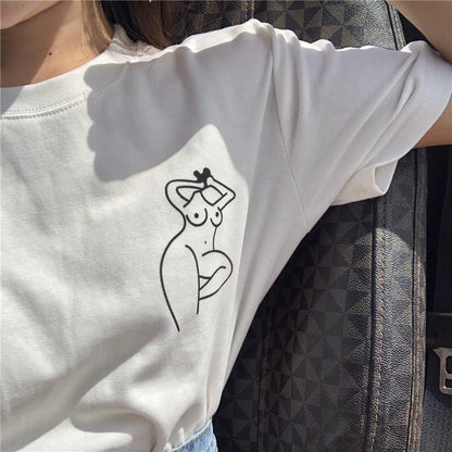 "Nude" Tee by White Market