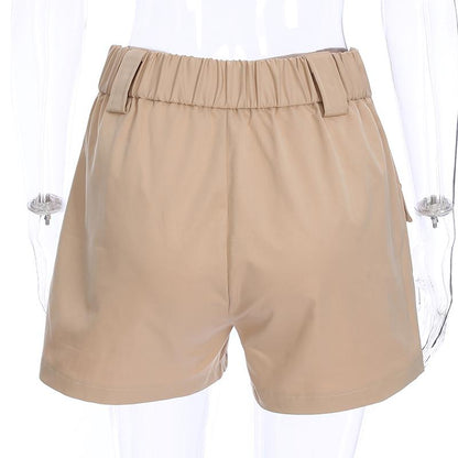 Khaki Cargo Shorts by White Market