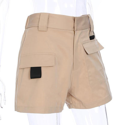 Khaki Cargo Shorts by White Market