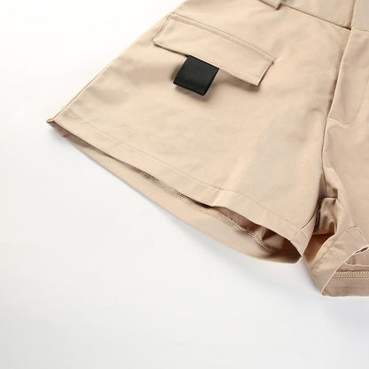 Khaki Cargo Shorts by White Market