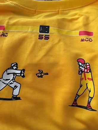 "McDonald KFC" Long Sleeve Tee by White Market