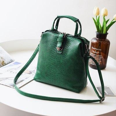 SERPENTINE VEGAN LEATHER BACKPACK by White Market