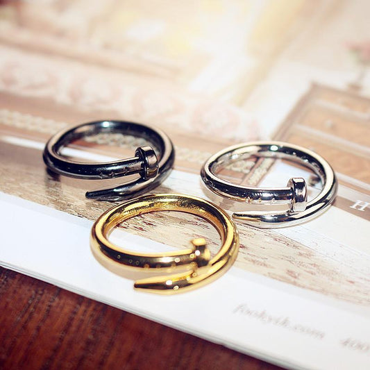 Bent Nail Ring by White Market