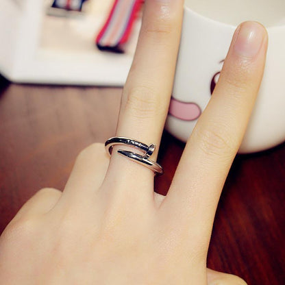 Bent Nail Ring by White Market