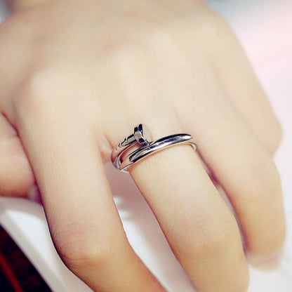 Bent Nail Ring by White Market