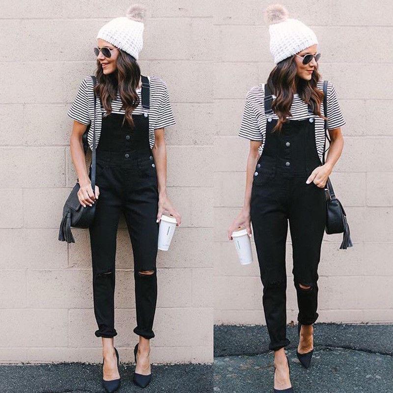 Denim Overalls by White Market