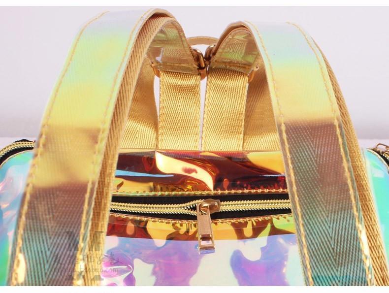 Holographic Transparent Backpack by White Market