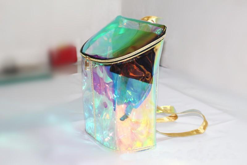 Holographic Transparent Backpack by White Market