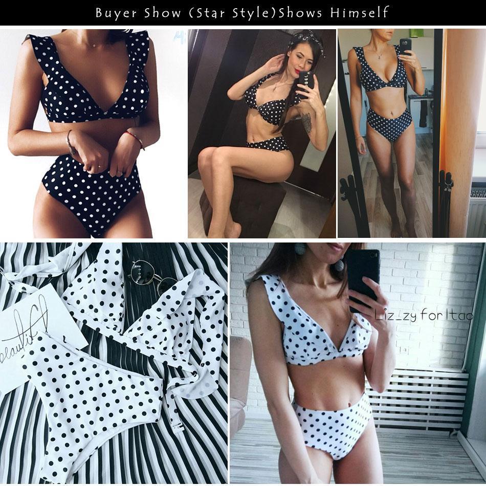 Polka Dot Bikini by White Market