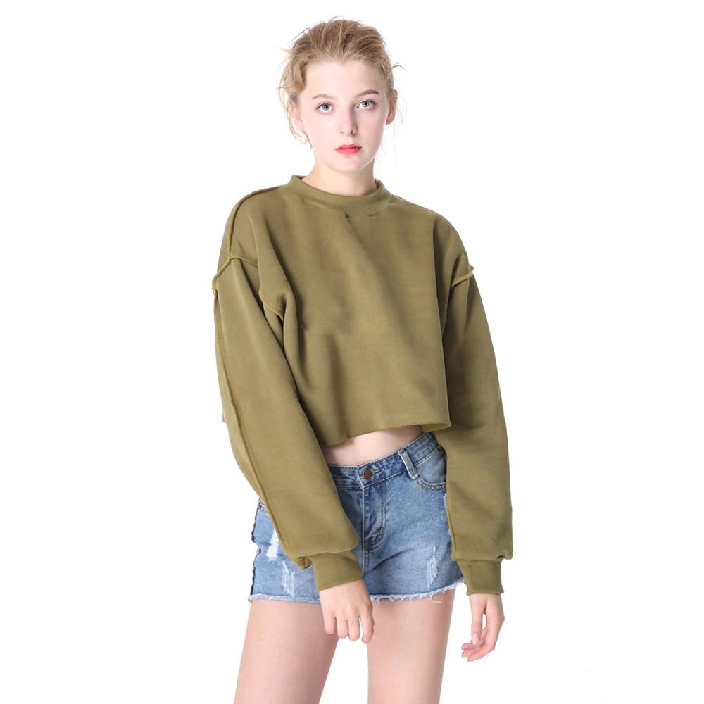 French Terry Pullover Sweater by White Market