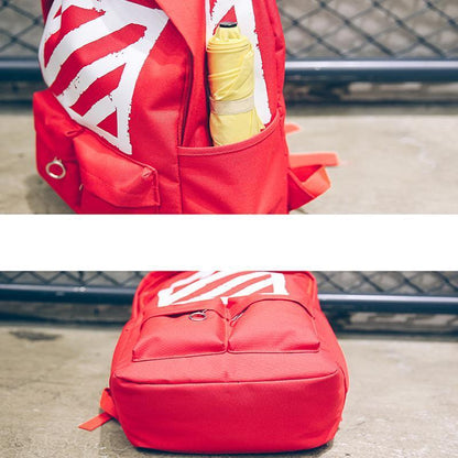 Caution Striped Backpack by White Market